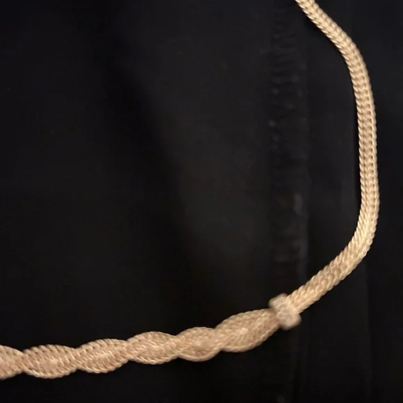 NEW SOLID 10K YG Necklace Yellow Gold Double Curb Link Braided Design Chain 10k - Picture 13 of 15